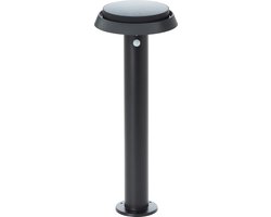 Zwarte staande lamp Alvero met sensor - G40431/06