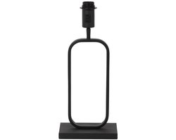 Zwarte tafellamp Stang 4739ZW van Steinhauer, metalen design, 47 cm hoog, zonder kap, kantelbaar, geschikt voor E27 lampenkappen, ideaal voor binnengebruik