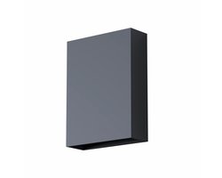 Zwarte wandlamp Memphis - Up & Down LED