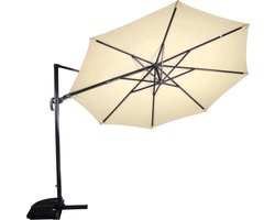 Zweefparasol VirgoFlex Ecru Ø350 cm