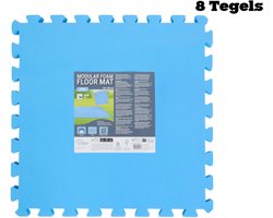 Zwembad ondertegels 8 stuks - 50 cm x 50 cm - Ondergrond schuim - Ook geschikt voor Sporten of Wasmachine