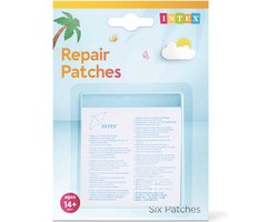 Zwembad Reparatie Set - 6 Stuks - Gaten Dicht Maken Zwembad - Babybad Repareren - Zwembad Plakkers -Merk: Intex - Hoge Kwaliteit - Thuis Zwembad - Mini Zwembad Kapot - Zwembad Repareren / Lijmen - Lek - Lekkages - Waterbestendig - Jacuzzi - Luchtbed-