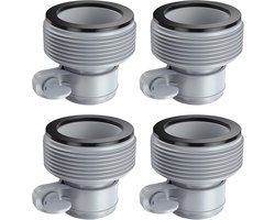 Zwembadaccessoires, geschikt voor INTEX-filterpomp aansluiting, 1,25 inch omgezet naar 1,5B type zachte aansluitadapter, set van 4-Stijl 1