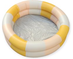 Zwembadje baby - Zwembad kindjes - Opblaasbadje - Geel - Ø 90 cm