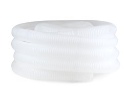 Zwembadslang 38 mm - 4 meter - Wit