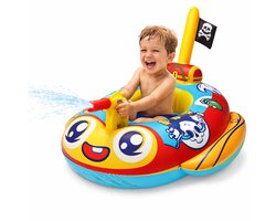 Zwemband met Waterpistool – Opblaasbare Zwemring Kinderen 2-10 Jaar – Zwembad Speelgoed – Kinder Zwemband met Zitje – Alternatief voor Zwembandjes