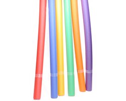 Zwemslang drijfstaaf multicolor voor zwembad en strand plezier.