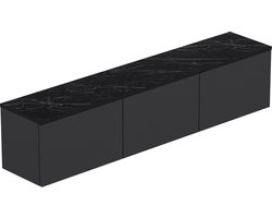 Zwevend TV Meubel - Stijlvol Zwart Design - 160 cm Breed - Perfect voor Elke Woonkamer