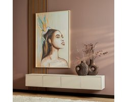 Zwevend tv meubel Vision Sand | 200 cm