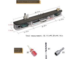 Zwevend TV Meubel Wandgemonteerd 140 cm met Opbergkast, Lade en Planken – Modern Floating TV Unit Entertainment Wall Cabinet voor Woonkamer & Kantoor Grijs/Wit – HomebyNicole
