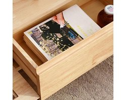 Zwevend TV meubel wandgemonteerd 200 x 20 x 24 cm – Floating Entertainment Center Media Console met Lades, Planken & Kabelmanagement – Reclaimed Wood Look – 78,7 inch – HomebyNicole