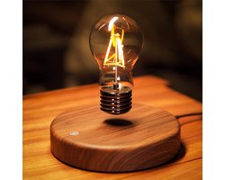 Zwevende Lamp met Magnetische Levitatie LED - 360° Automatisch Draaiende Tafellamp / Nachtlamp voor Kamer - Woning en Kantoor Decoratie - centrum