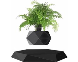 Zwevende Plantenpot Met Magnetisch Effect - Draaibare Bonsai Bloempot Voor Bureau - Decoratieve Eye-Catcher Voor Woonkamer - Kantoor - Moderne Plantendecoratie