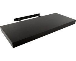 Zwevende Wandplank - Decoratief - 1 stuk - Wengé - 60x25x4 cm