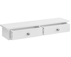 Zwevende Wandplank met 2 Lades - Stijlvol en Ruimtebesparend