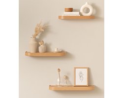 Zwevende wandplank - Wandplank zwevend - Boekenplanken - Industrieel - Wonen - Plank - Doucherek