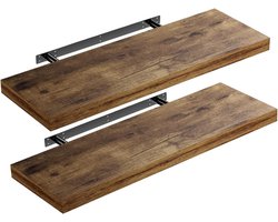 Zwevende wandplank - Wandplank zwevend - Boekenplanken - Industrieel - Wonen - Plank - Doucherek