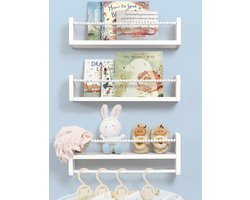 Zwevende wandplank - Wandplank zwevend - Boekenplanken - Industrieel - Wonen - Plank - Doucherek