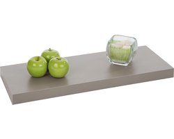 Zwevende wandplank - wandtablet 60x23.5x3.8cm taupe