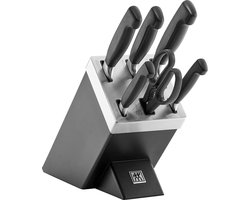 Zwilling Four Star - Messenset - 7-delig - Zelfslijpend - Zwart