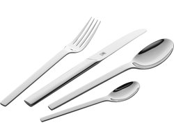 Zwilling J.A. Henckels Minimale Bestekset Mat - 24 dlg Zilverkleurig