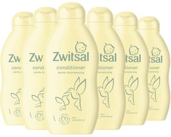 Zwitsal Conditioner - Baby - prikt niet in de oogjes en helpt het babyhuidje te beschermen - 6 x 200ml