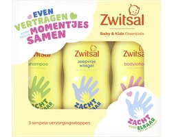 Zwitsal Essentials Kraamcadeau - Baby & Kids - huidvriendelijke pH en dermatologisch getest - 3 x 200 ml