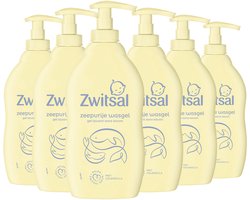 Zwitsal - Zeepvrije Wasgel - Baby - 6 x 400 ml