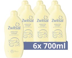Zwitsal Zeepvrije Wasgel - Baby - helpt de natuurlijke huidbarrière te beschermen - 6 x 700 ml