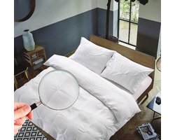 Zydante - Dekbedovertrek - Hotel Home Collection - Brighton - Wit / 200x200