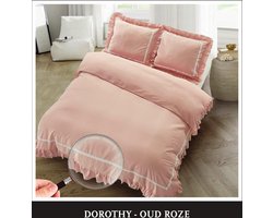 Zydante Dekbedovertrek - Hotel Home Collection - Dorothy - Oud Roze / 200x140