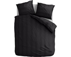 Zydante Dekbedovertrek - Hotel Home Collection - Zacht en Soepel Dekbedhoes – Microlinnen – Hotel Look – Luxe Beddengoed – Chelsea - Zwart / 200x200