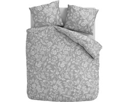 Zydante Dekbedovertrek Set 200x220 cm - Dekbedhoes met 2 Kussenslopen - Silver Sense - Zilver