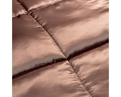 Zydante® Eazzzy Dekbed Satijn 240x200cm - Bruin