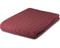 Zydante Home - Bedsprei 220x240 cm + Incl 2 kussenslopen 60x70 cm - Bordeaux Rood