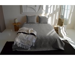 Zydante Home® Bedsprei Incl. 2 Hoezen -Zilver Layers - 220x240 cm + 2 * 60x70 cm