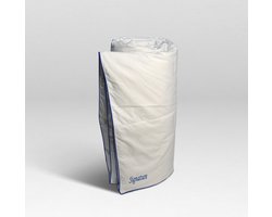 Zydante - Signature Mono Dekbed – 100% Witte Eendenveren – Warmteklasse 1 – Extra Warm – Percale Katoen – Natuurlijk Slaapcomfort - 200x140