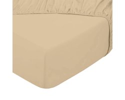 Zydante Topper Hoeslaken - Hotel Home Collection - Zand / 200x160