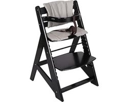 Zylo® Kinder Eetstoel - Baby Eetstoel - Kinderstoel Baby - 48x58x80 - Zwart
