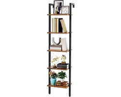 Zylo® Ladderrek - Ladderkast - Ladder Rek - Rustiek Bruin - ‎40cm x 30cm x 178cm