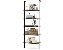 Zylo® Ladderrek - Ladderkast - Ladder Rek - Zwart - 30cm x 60cm x 180cm
