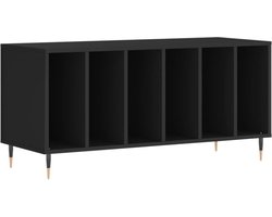 Zylo® Platenspeler Kast - Platenspeler Meubel - Ip Kast - 100x38x48cm - Zwart
