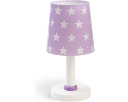Zylo® Tafellamp Kinderkamer - Kndernachtlampen - Bureaulamp Kinderkamer - Paars - 15cm x 15cm x 30cm