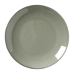 Ontbijtbord Emma - donkergroen - ø21x2.5 cm