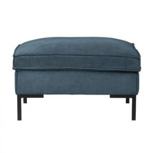 Woood hocker Arwin - staalblauw - Leen Bakker