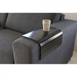 Woood Dienblad Butler - zwart - 36x45 cm - Leen Bakker