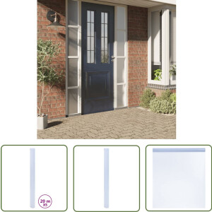 The Living Store Raamfolies 5 st statisch mat PVC transparantgrijs - Privacy Folie - Raamfolie - Mat Raamfolie - Pvc Raamfolie - Raamdecoratie