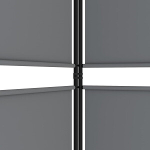 vidaXL Kamerscherm met 6 panelen 300x200 cm stof antracietkleurig - Kamerscherm - Kamerschermen - Scheidingswand - Ruimteverdeler