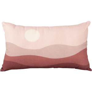 Present Time Kussen Sunset - Roze - 50x30 cm - Modern,Scandinavisch