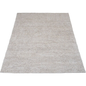 Vloerkleed Berbero Pelosa Creme 815 - 160 x 230 cm - Wol Hoogpolig Vloerkleed – Japandi / Tijdloos Design